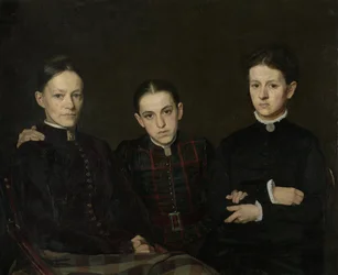 Portret Kornelii, Clary i Johanny Veth, 1885